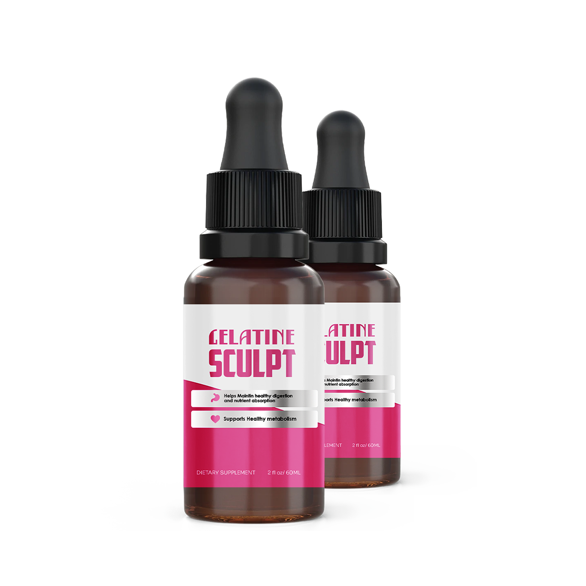 Gelatine Sculpt Natural Weight Loss Supplement Bottle